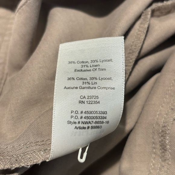 WILFRED FREE Sz 4 Boiler Suit Cotton Lyocel Linen Jumpsuit withh Pockets Buttons - Picture 10 of 10